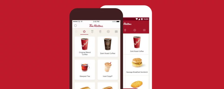 Tim Hortons mobile app